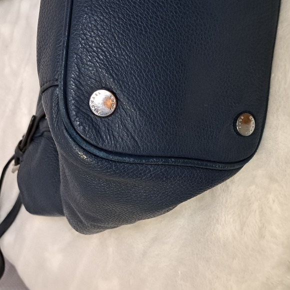Michael Kors- Authentic  Navy Leather Bag - Picture 9 of 16